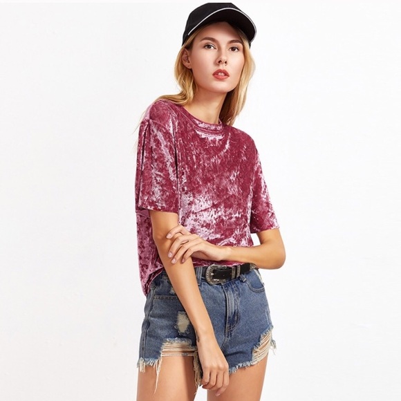 NEW! Velour Top - Picture 4 of 6